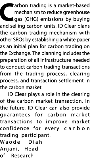 Carbon trading is a market based mechanism to reduce greenhouse gas (GHG) emissions by buying and selling carbon unit...