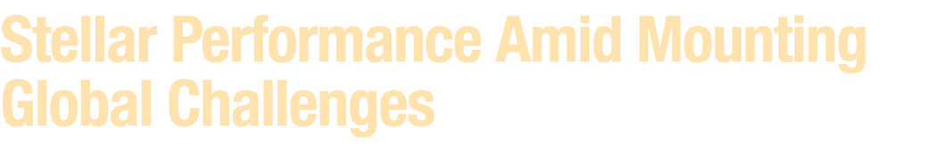 Stellar Performance Amid Mounting Global Challenges