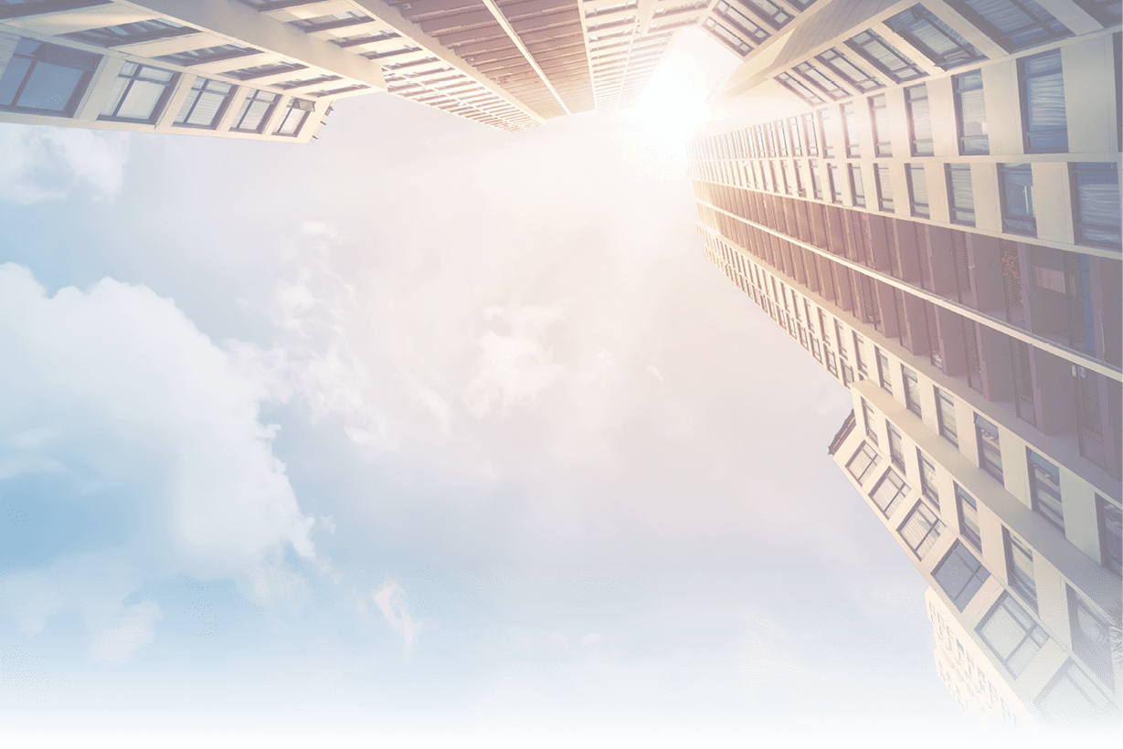 Futuristic architecture cityscape view with modern building skyscrapers