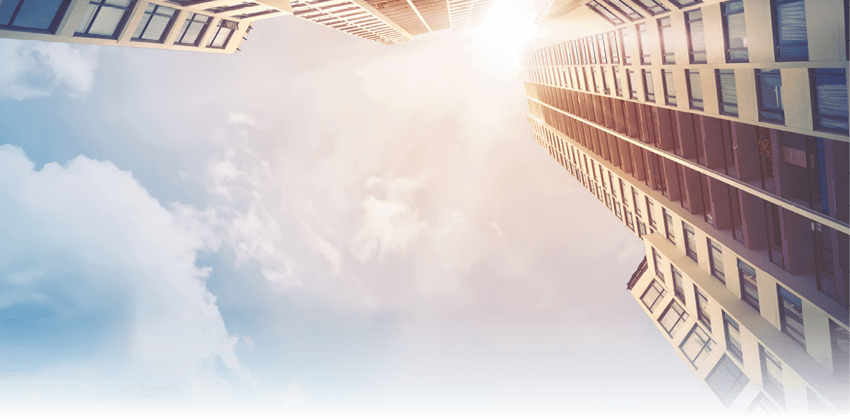 Futuristic architecture cityscape view with modern building skyscrapers