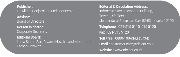 Editorial & Circulation Address: Indonesia Stock Exchange Building, Tower I, 5th Floor Jln. Jenderal Sudirman Kav. 52...