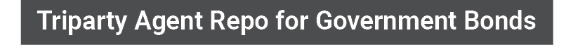 Triparty Agent Repo for Government Bond