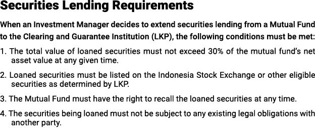 Securities Lending Requirements When an Investment Manager decides to extend securities lending from a Mutual Fund to...