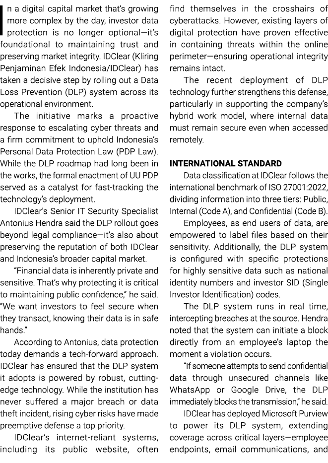 In a digital capital market that’s growing more complex by the day, investor data protection is no longer optional—it...