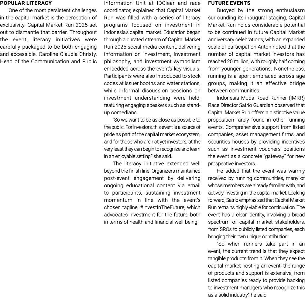 Popular Literacy One of the most persistent challenges in the capital market is the perception of exclusivity. Capita...