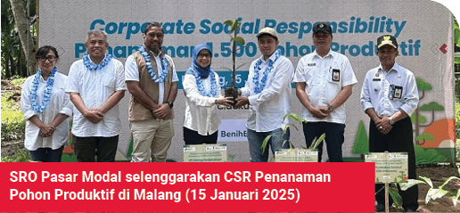 SRO Pasar Modal selenggarakan CSR Penanaman Pohon Produktif di Malang (15 Januari 2025