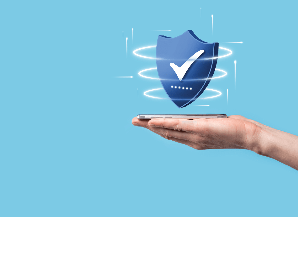 Businessman hold low poly polygon shield with a tick icon.Secure Access System Concept.Business Financial Warranty for Investment.antivirus concept.Technology security.Protection network,safe data