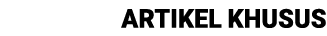 Artikel Khusus