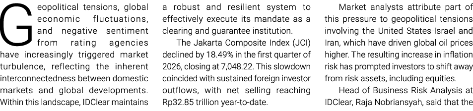 Geopolitical tensions, global economic fluctuations, and negative sentiment from rating agencies have increasingly tr...